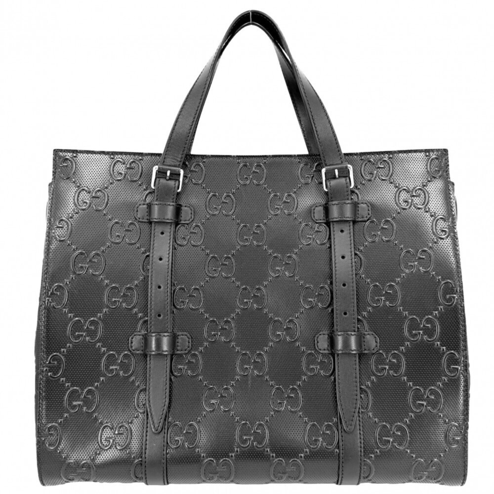 Gucci Tote Bag for Men, GG Embossed, Handbag/Shoulder Bag, GUCCI 625774, Leat...